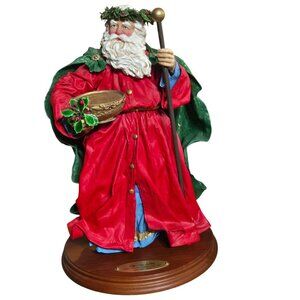 Clothtique Father Christmas England 1890 Figurine Signature Series 1995 Holiday